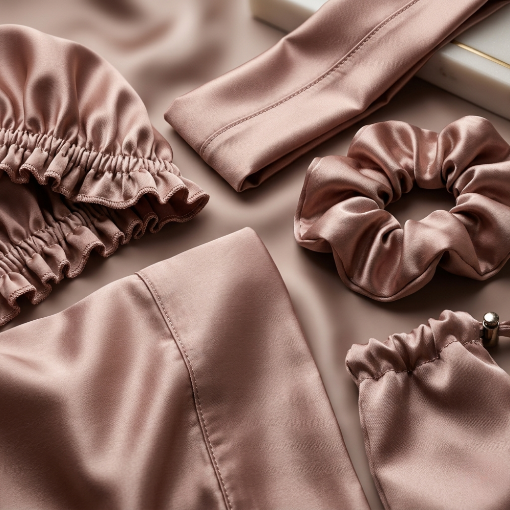 SilkenSleep™ Satin Beauty Sleep Collection | Pillowcase, Scrunchie, Bonnet & Sleep Essentials