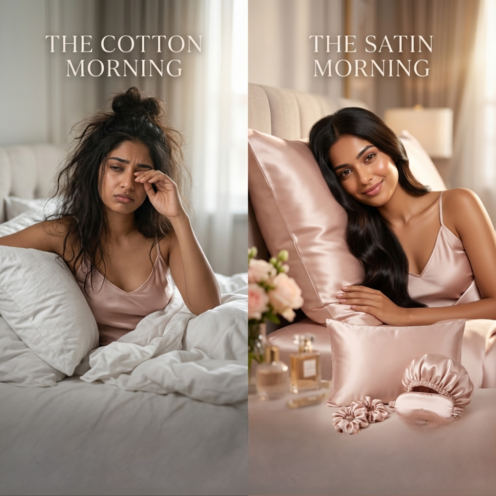 SilkenSleep™ Satin Beauty Sleep Collection | Pillowcase, Scrunchie, Bonnet & Sleep Essentials